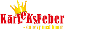 Logo för revyn "Kärleksfeber"