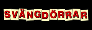 Logo för revyn "Svängdörrar"
